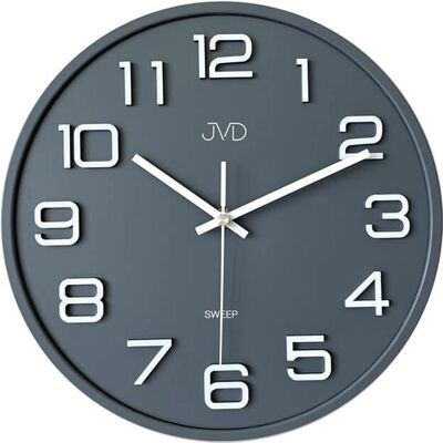 JVD Gri Ceas de perete Silențios HX2472.1 - Ceas de perete JVD Gri Ceas de perete Silențios HX2472.1 - Ceas de perete