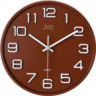 Velda JVD HX2472.5 Ceas de perete maro - Quartz silențios Velda JVD HX2472.5 Ceas de perete maro - Quartz silențios
