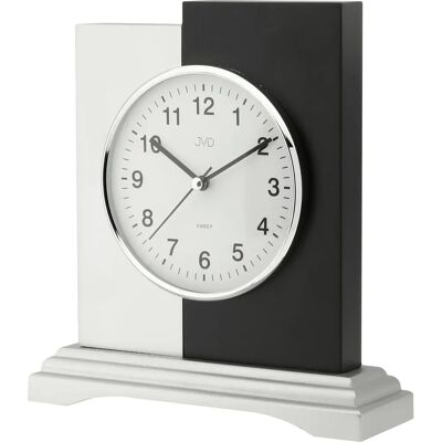 Ceas de masă din lemn JVD - Mecanism de cuarț silențios - 12 ore - Cadran alb Ceas de masă din lemn JVD - Mecanism de cuarț silențios - 12 ore - Cadran alb