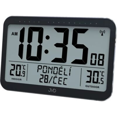 Rádio řízené hodiny JVD RB9385 - Teplota, Kalendář Rádio řízené hodiny JVD RB9385 - Teplota, Kalendář