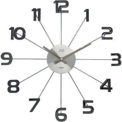 Ceas de perete JVD HT072.4 argintiu - 12 ore Ceas de perete JVD HT072.4 argintiu - 12 ore