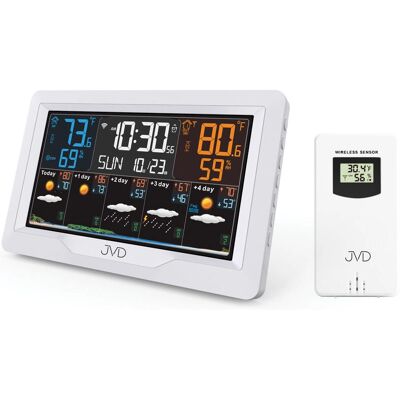 Rádiem řízená meteostanice JVD RB3390.2 s budíkem Rádiem řízená meteostanice JVD RB3390.2 s budíkem