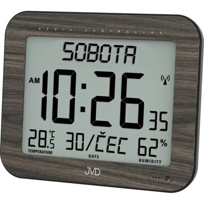JVD DH9363.2 Radiem řízené digitální hodiny s budíkem JVD DH9363.2 Radiem řízené digitální hodiny s budíkem