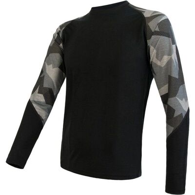 Sensor - Merino Impress - Black / Camo - XXL - Tričko Sensor - Merino Impress - Black / Camo - XXL - Tričko