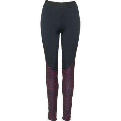 Pantaloni Femeie Sensor Dots Negru/Rozu - Îmbrăcăminte sportivă Pantaloni Femeie Sensor Dots Negru/Rozu - Îmbrăcăminte sportivă