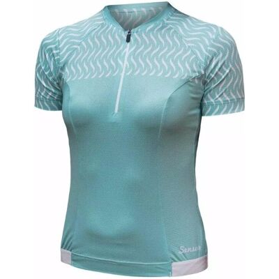 Dámský cyklistický dres Sensor Cyklo Tour Mint Wave - krátký rukáv Dámský cyklistický dres Sensor Cyklo Tour Mint Wave - krátký rukáv