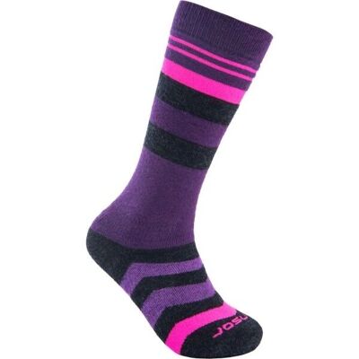 Sensor Slope Merino Černé/Růžové/Fialové Ponožky - Aktivní Venkovní Sensor Slope Merino Černé/Růžové/Fialové Ponožky - Aktivní Venkovní