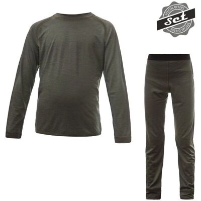 Sensor - Merino Air Set - Olivově zelená - Velikost 120 - Sada Sensor - Merino Air Set - Olivově zelená - Velikost 120 - Sada