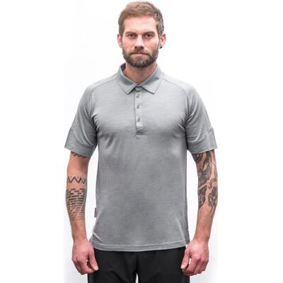 Sensor - Merino Active - Šedá - XL - Polo shirt Sensor - Merino Active - Šedá - XL - Polo shirt