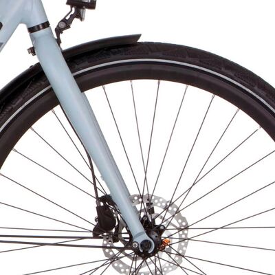 Cortina E-Mozzo Pearl Grey Matt Fourche - Front Fork - Publicité Cortina E-Mozzo Pearl Grey Matt Fourche - Front Fork - Publicité