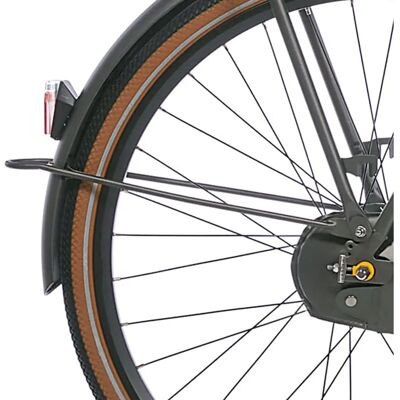 Cortina 28 U4 Eclips Black matt - Achterspatbordstang voor fiets Cortina 28 U4 Eclips Black matt - Achterspatbordstang voor fiets