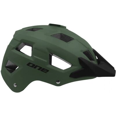 Trailhelm - Maat 54-58cm - Zwart/Kaki - Helm Trailhelm - Maat 54-58cm - Zwart/Kaki - Helm