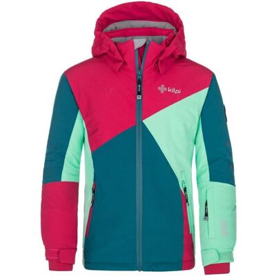 Chaqueta de Esquí Kilpi Saara JG Turquesa - Impermeable y Transpirable Chaqueta de Esquí Kilpi Saara JG Turquesa - Impermeable y Transpirable