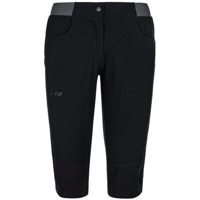 Pantalones cortos de mujer Kilpi Meedin 3/4 - exteriores negros Pantalones cortos de mujer Kilpi Meedin 3/4 - exteriores negros