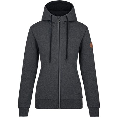 Kilpi Leines Hoodie - Schwarz - Damen Hoodie - Voll-Reissverschluss Kilpi Leines Hoodie - Schwarz - Damen Hoodie - Voll-Reissverschluss