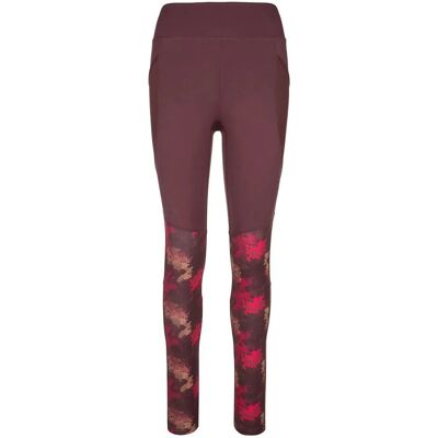 Leggins de fitness Kilpi LIGANO-W Roșu închis - Fitness leggings Leggins de fitness Kilpi LIGANO-W Roșu închis - Fitness leggings
