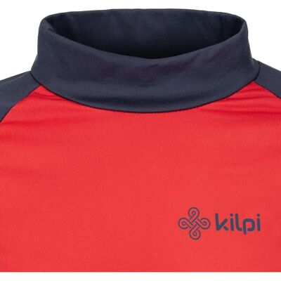 Tricou pentru copii Kilpi Willie Roșu - Tricou cu mâneci lungi pentru schi copii Tricou pentru copii Kilpi Willie Roșu - Tricou cu mâneci lungi pentru schi copii