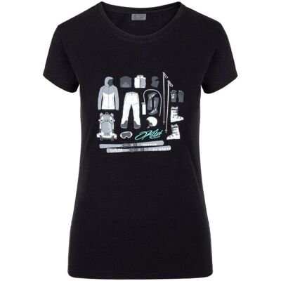 Tricou Negru Kilpi Tornes - Top Ușor pentru Femei Tricou Negru Kilpi Tornes - Top Ușor pentru Femei