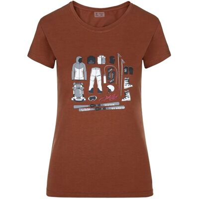 Tricou Tornes pentru femei Roșu - Sport ușor Tricou Tornes pentru femei Roșu - Sport ușor