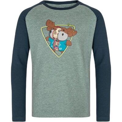 Kilpi Sonier Jongens Katoenen T-Shirt - Lange Mouwen - Groen Kilpi Sonier Jongens Katoenen T-Shirt - Lange Mouwen - Groen