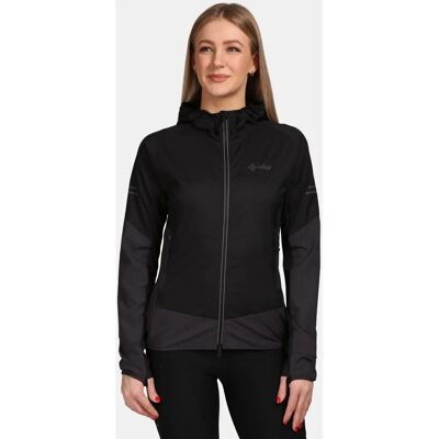 Giacca donna Kilpi Rayen nera - Leggera e antivento Giacca donna Kilpi Rayen nera - Leggera e antivento