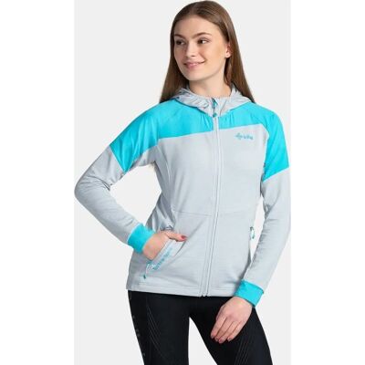 Giacca felpa Kilpi Memphis - Donna Grigia Sportiva Giacca felpa Kilpi Memphis - Donna Grigia Sportiva