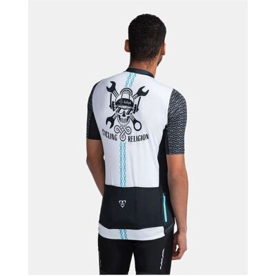 Maillot RIVAL-M Blanc Kilpi - Vêtement Cyclisme - Publicité Maillot RIVAL-M Blanc Kilpi - Vêtement Cyclisme - Publicité