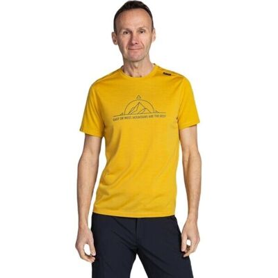 Tricou Merino pentru Bărbați Kilpi - Galben - Îmbrăcăminte pentru Exterior Tricou Merino pentru Bărbați Kilpi - Galben - Îmbrăcăminte pentru Exterior