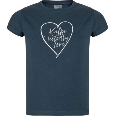 Kilpi Albion Blau Katoenen T-Shirt - Meisjes Vrijetijdskleding Kilpi Albion Blau Katoenen T-Shirt - Meisjes Vrijetijdskleding