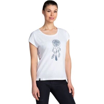 Tricou din bumbac alb pentru femei Kilpi Roane - Tricou Tricou din bumbac alb pentru femei Kilpi Roane - Tricou