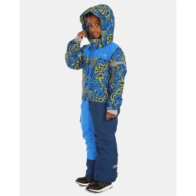 Combinaison de ski Kilpi Kids Pontino - Bleu - Imperméable 10000 mm - Publicité Combinaison de ski Kilpi Kids Pontino - Bleu - Imperméable 10000 mm - Publicité