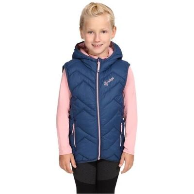 Kilpi Mädchen Tomm Gilet Blau - Isolierte Weste für Kinder Kilpi Mädchen Tomm Gilet Blau - Isolierte Weste für Kinder