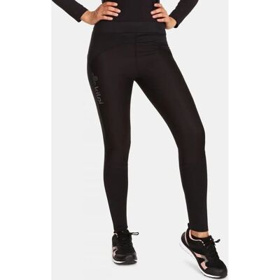Kilpi KARANG-W Black Windproof Running Leggings - Leggings Kilpi KARANG-W Black Windproof Running Leggings - Leggings