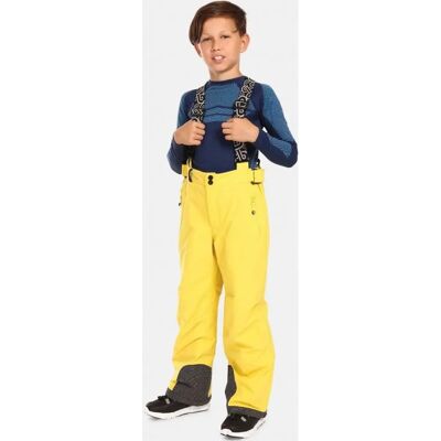 Pantaloni sci per bambini Kilpi Mimas - Giallo Pantaloni sci per bambini Kilpi Mimas - Giallo
