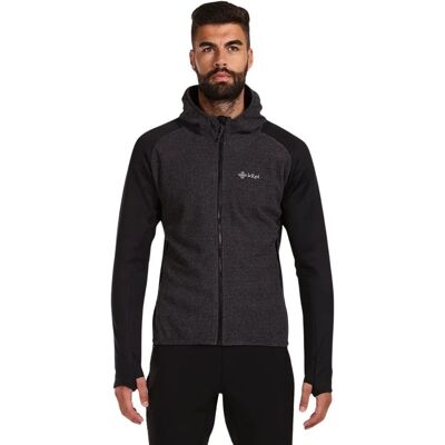 Kilpi VERSAM-M Schwarze Fleecejacke - Jacke Kilpi VERSAM-M Schwarze Fleecejacke - Jacke