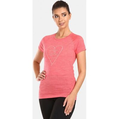 T-shirt donna Kilpi ZARJA miscela di lana merino rosa T-shirt donna Kilpi ZARJA miscela di lana merino rosa