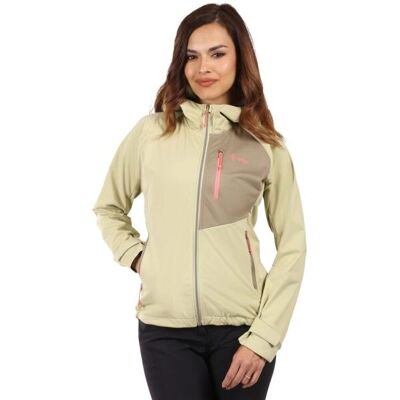 Kilpi BELTRA-W Bézs softshell kabát - Kabát Kilpi BELTRA-W Bézs softshell kabát - Kabát