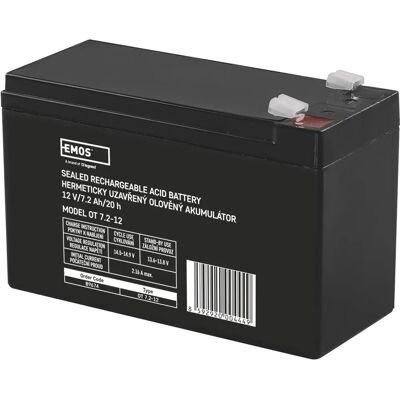 EMOS Batterie 12V 7,2Ah AGM - Batterie EMOS Batterie 12V 7,2Ah AGM - Batterie