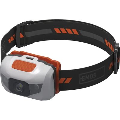 Lampe frontale Emos - 3 LED - Garantie 2 ans - Publicité Lampe frontale Emos - 3 LED - Garantie 2 ans - Publicité