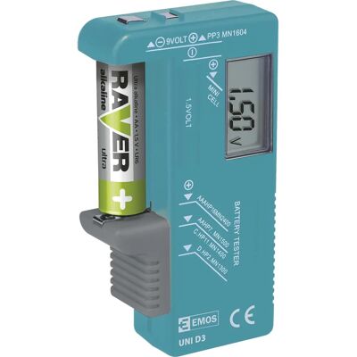 Emos N0322 Universeller Batterietester - Akku-Tester Emos N0322 Universeller Batterietester - Akku-Tester