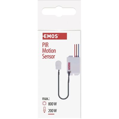 Savio Bewegungsmelder - PIR IP20 6m Weiß - Bewegungsmelder Savio Bewegungsmelder - PIR IP20 6m Weiß - Bewegungsmelder