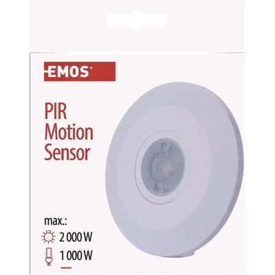 EMOS G1150 Bewegingssensor - 360° 6m 2000W Wit EMOS G1150 Bewegingssensor - 360° 6m 2000W Wit