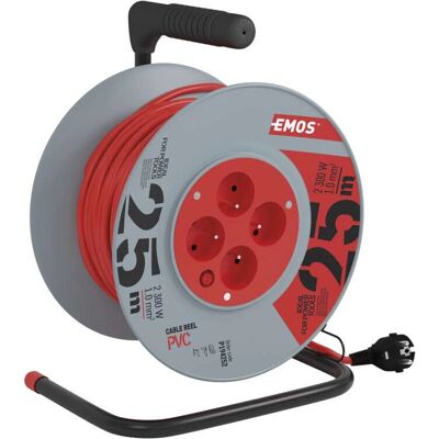Protector contra sobretensiones Emos P194252 - 4 enchufes, cable de 25m Protector contra sobretensiones Emos P194252 - 4 enchufes, cable de 25m