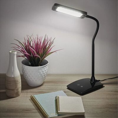 Lampa biurkowa LED Emos EDDY - Czarna - Lampa LED biurkowa Lampa biurkowa LED Emos EDDY - Czarna - Lampa LED biurkowa