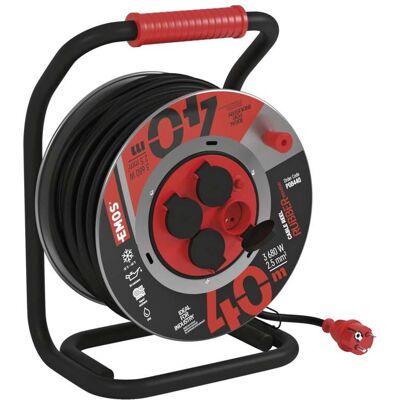 Emos P08440 Überspannungsschutz - 40m, 4 Steckdosen, 230V, IP44 Emos P08440 Überspannungsschutz - 40m, 4 Steckdosen, 230V, IP44