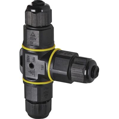 EMOS ZS9030 - IP68 Waterdichte Kunststof T-Connector EMOS ZS9030 - IP68 Waterdichte Kunststof T-Connector