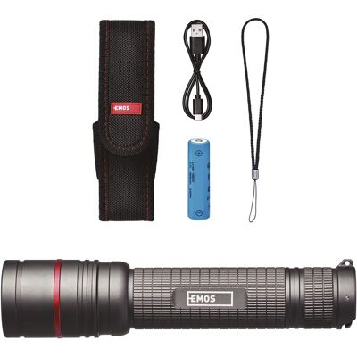 Linterna LED recargable Emos P3180 - Trabajo y Viajes Linterna LED recargable Emos P3180 - Trabajo y Viajes
