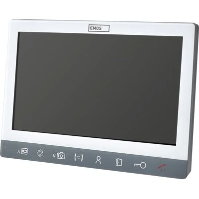Emos EM-10AHD Videocitofono - Schermo LCD 7'', Argento, Montaggio a Parete Emos EM-10AHD Videocitofono - Schermo LCD 7'', Argento, Montaggio a Parete