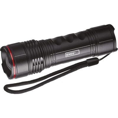 Emos LED čelovka - 500 lm, Fokus, Hliník, Černá Emos LED čelovka - 500 lm, Fokus, Hliník, Černá