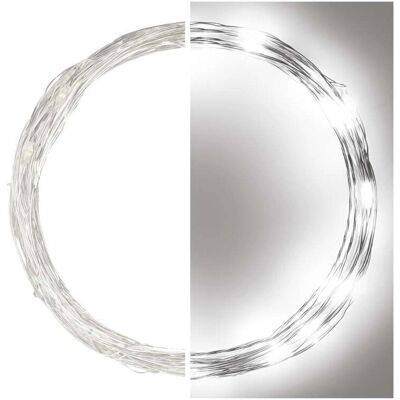 Guirlande de Fête Argent Emos D3AC02 - LED, 4m, Minuterie, IP44 Guirlande de Fête Argent Emos D3AC02 - LED, 4m, Minuterie, IP44